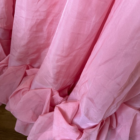 Chic Pink Ruffle Dress - Picture 4 of 4